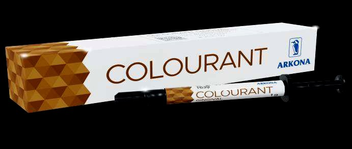 Teintier COLOURANT : blanc, gingivale, A, B et C